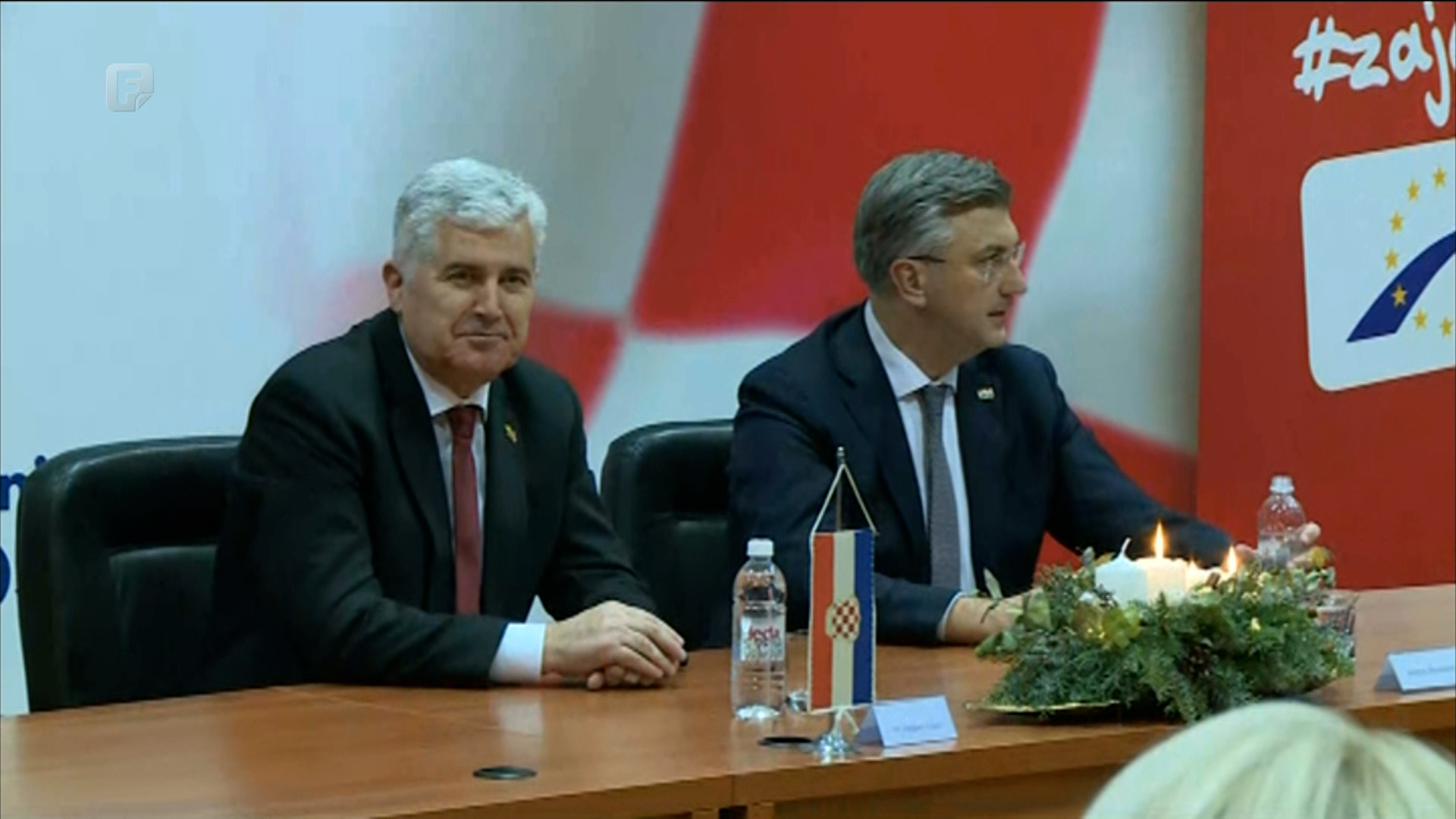 Susret Čovića i Plenkovića u Mostaru